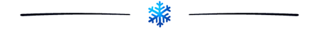 decorative blue snowflake